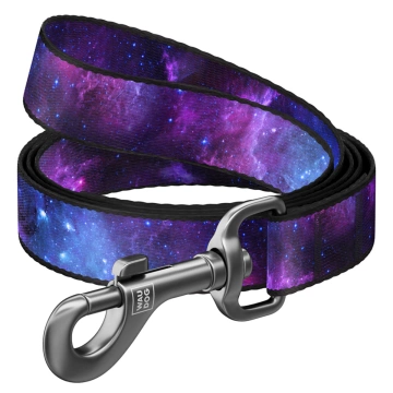 Поводок для собак нейлоновый WAUDOG Nylon, рисунок «NASA21» 3 м
