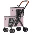 Bello LD03M Pink Коляска для 2 домашніх тварин