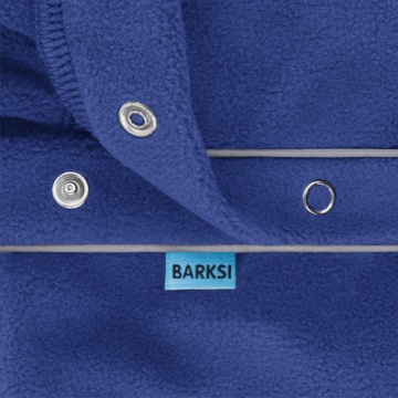 Флисовая кофта для собак TM Barksi Textile Волошковый/Темно-синий