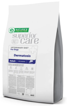 Беззерновой корм для здоровья кожи, шерсти собак с лососем Nature's Protection Superior Care