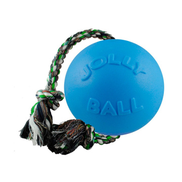 Jolly Pets Romp-N-Roll М'яч із канатом для собак, 16 см
