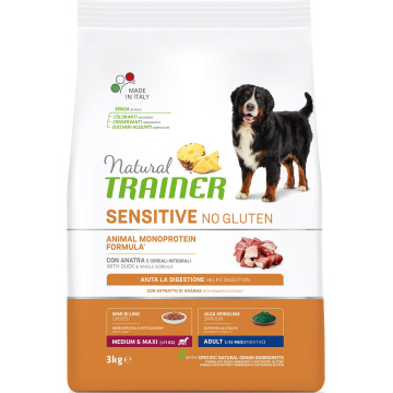 Natural Trainer Dog Sensitive Adult Medium&Maxi With Duck