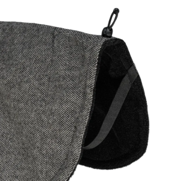 Утеплена куртка для грейхаундів та інших хортів Cloud7 Brooklyn Long Greyhound Чорний