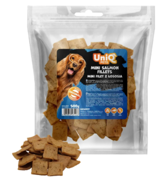 Ласощі для собак UniQ PETS Міні-філе лосося