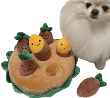 Мягкая игрушка для нюхания и игры в прятки для собак Sweet Potato Hide and Seek