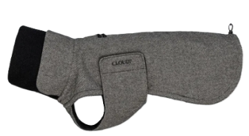 Утепленная куртка для грейхаундов и других борзых Cloud7 Brooklyn Long Greyhound Черный