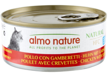 Almo Nature HFC Cat Natural с курицей и креветками для кошек