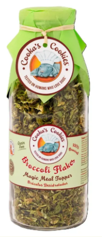 Натуральный топер для собак Cooka's Cookies Сушеные хлопья из брокколи