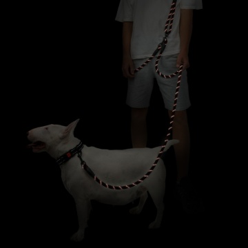 Поводок для Собак Barksi светоотражающий "Свободные руки" Оранжевый