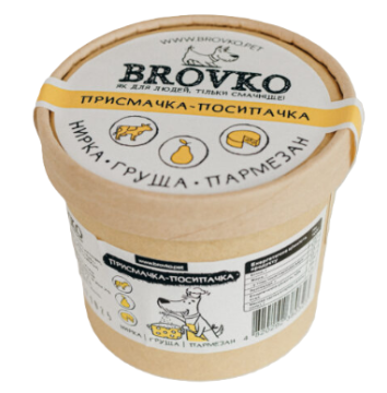 Посыпка до еды BROVKO из почки коровы, вяленой груши и пармезана