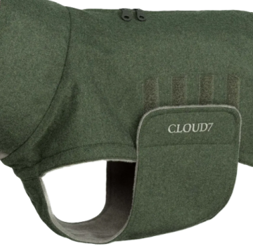 Утеплена куртка для собак Cloud7 Brooklyn long Зелений