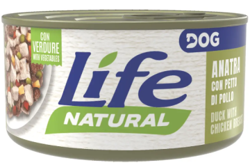 Вологий корм для собак Life Dog Natural Качка з куркою і овочами