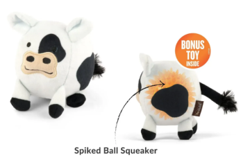 Игрушка для собак Barnyard Buddies - Коровка Cole the Cow Pet Play