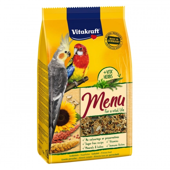Vitakraft Premium Menu для середніх папуг