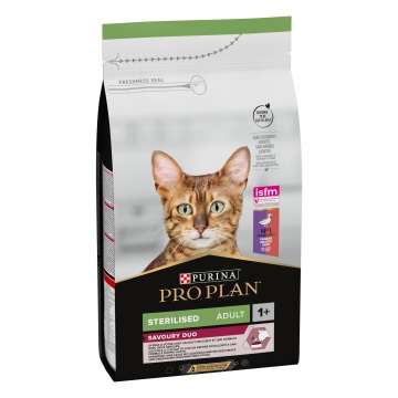 Purina Pro Plan Cat Adult Sterilised Savoury Duo Duck & Liver с уткой и печенкой