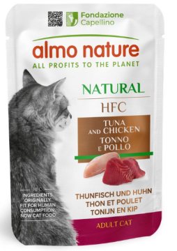 Пауч Almo Nature HFC Cat Natural тунець і курка