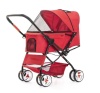 Pet Stroller with Storage Basket Складная коляска для домашних животных