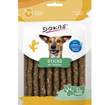 Лакомства для собак Dokas Sticks с куркумой