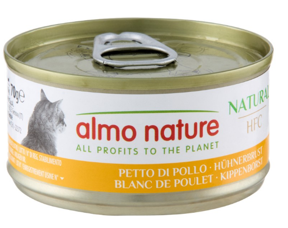 Almo Nature HFC Cat Natura консерваl с куриной грудкой для кошек