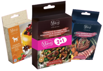 Сет вкусностей №14 для собак Mavsy Freeze dried+ Refined jerky, 2+1