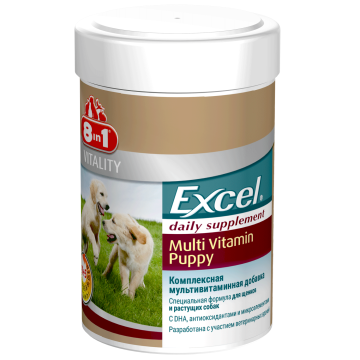 8в1 Мультивітаміни для цуценят (8in1 Excel Multi Vitamin Puppy)