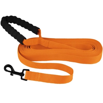 Поводок для собак Bronzedog Active Нейлоновый с Мягкой Ручкой Оранжевый