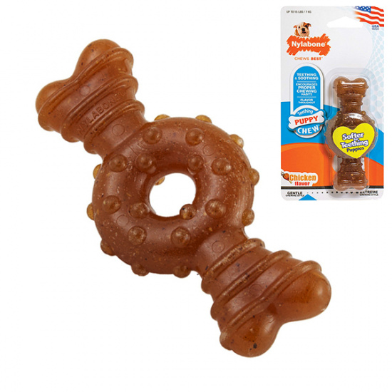 Nylabone Puppy Chew Ring Bone