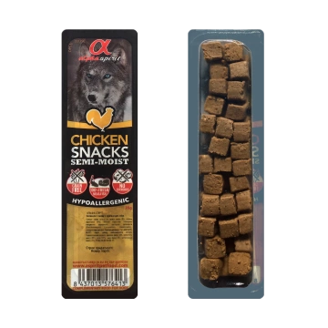 Alpha Spirit Chicken Dog Snacks с курицей