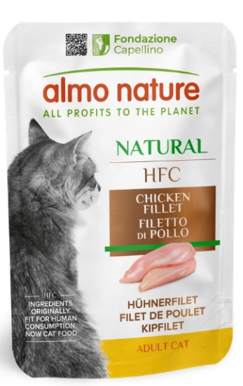 Пауч Almo Nature HFC Cat Natural куриное филе