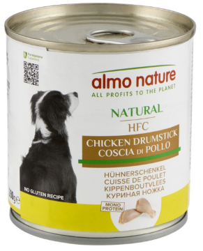 Almo Nature HFC Natural вологий корм для собак, куряча гомілка.