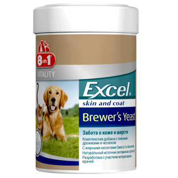 8in1 Excel Brewers Yeast Добавка з пивними дріжджами та часником