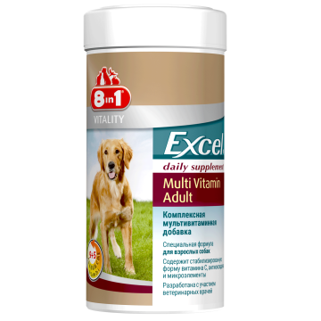 8в1 Мультивітаміни Для Доросліх Собак (8in1 Excel Multi Vitamin Adult Dog)