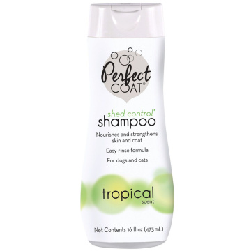 8in1 Perfect Coat Shed Control Shampoo Шампунь для довгошерстих собак та котів