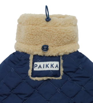 Теплая попона для собак Winter Sherpa Jacket Navy Paikka