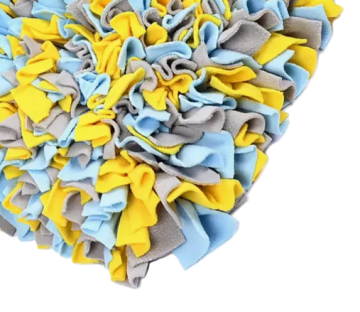 Килимок для нюхання для собак Derby Bone Shape Pet Snuffle Mat, Yellow