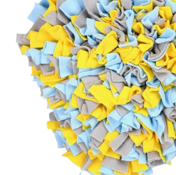 Килимок для нюхання для собак Derby Bone Shape Pet Snuffle Mat, Yellow