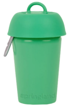 Бутылка-поилка для собак Springland Зеленая
