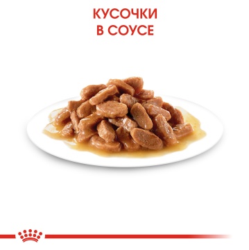 Консервированный корм кусочками для стерилизованных котят  Royal Canin Sterilised Kitten в соусе