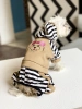 DoggyDolly Poodle 4 legs brown hoodie Одежда для собак Худи