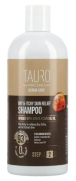 Шампунь для снятия сухости и зуда кожи Tauro Pro Line Derma Care Dry & Itchy Skin Relief Shampoo для собак и кошек