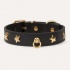 Кожаный ошейник BranniPets - Nara studded black collar