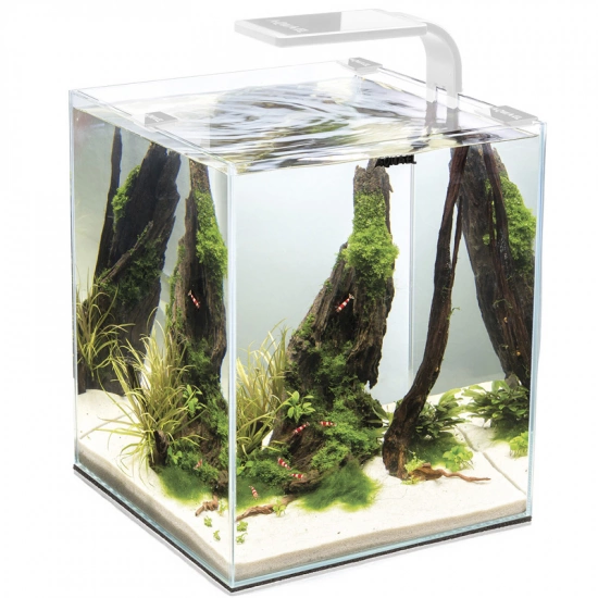 Аквариумный набор Aquael Shrimp Set Smart белый, прямой 19 л