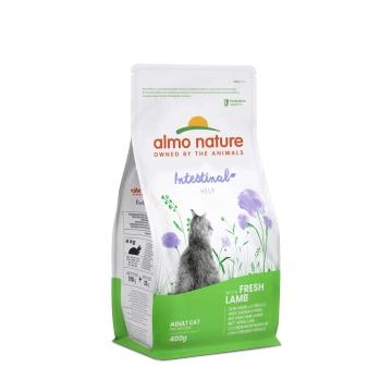 Almo Nature Holistic Cat для взрослых кошек с чувствительным пищеварением со свежим ягненком