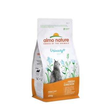 Almo Nature Holistic Cat для профилактики мочекаменной болезни у взрослых кошек со свежей курицей