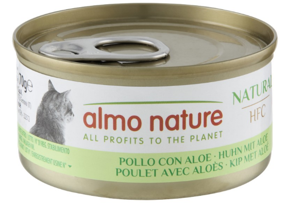 Almo Nature HFC Cat Natural с курицей и алоэ для кошек 