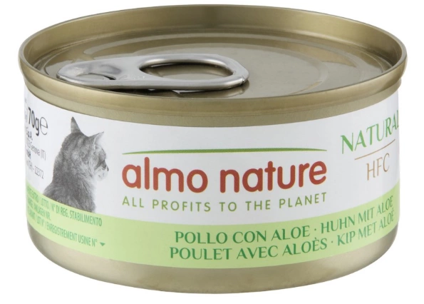 Almo Nature HFC Cat Natural с курицей и алоэ для кошек 