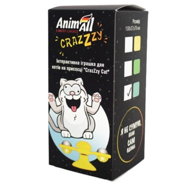 Animall CrazZzy Cat Интерактивная игрушка на присоске для котов