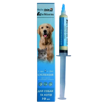 Антигельминтный препарат AnimAll VetLine DeWorm для кошек и собак