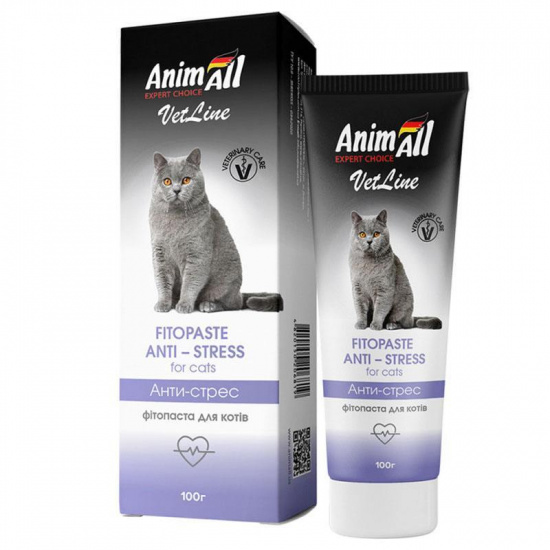AnimAll VetLine Фітопаста антистрес для котів