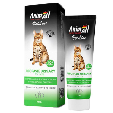 AnimAll VetLine Фитопаста для профилактики мочекаменной болезни у кошек